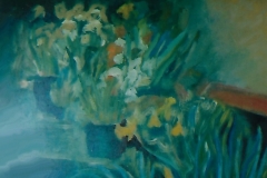Vaso con fiori - Olio su tela 40 x 30 - € 350